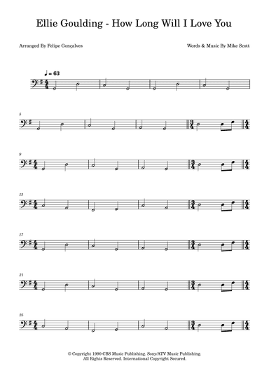 How Long Will I Love You (arr. Felipe Gonçalves)