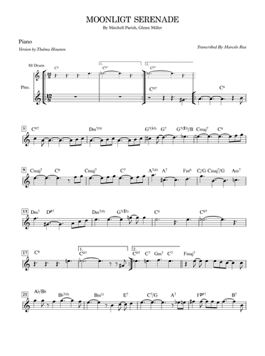 Moonlight Serenade (arr. Transcribed By Marcelo Rea)