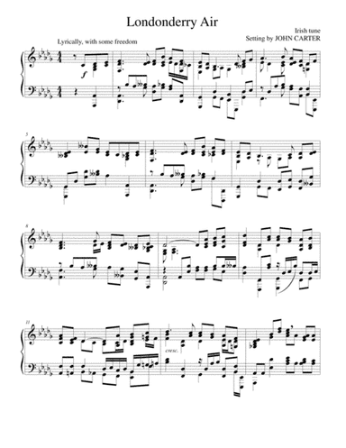 Londonderry Air (arr. John Carter)