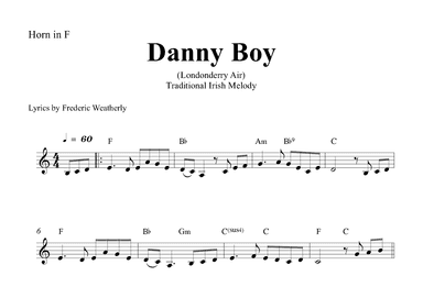 Danny Boy (Londonderry Air) (arr. Gabriel Oliveira)