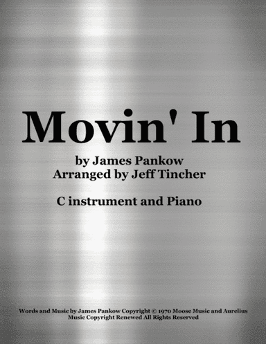 Movin' In (arr. Jeff Tincher)