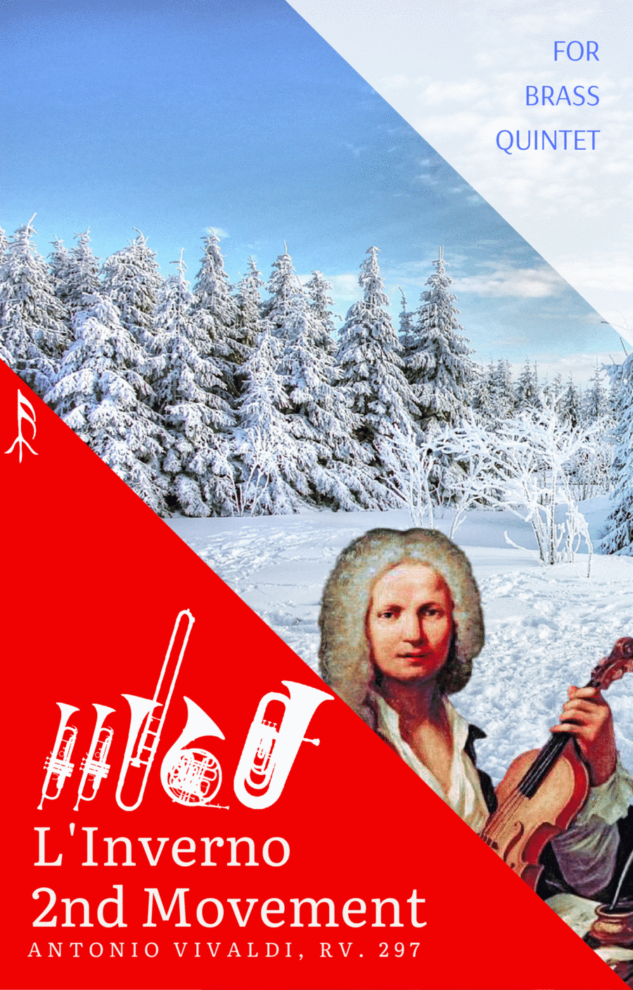 Largo from Winter by Vivaldi for Brass Quintet (arr. Woods Only)