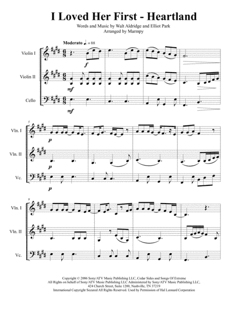 I Loved Her First (arr. Marmpy)
