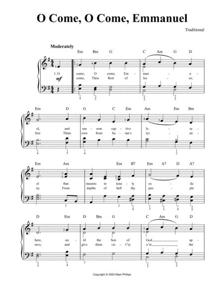 O Come, O Come, Emmanuel (arr. Mark Phillips)