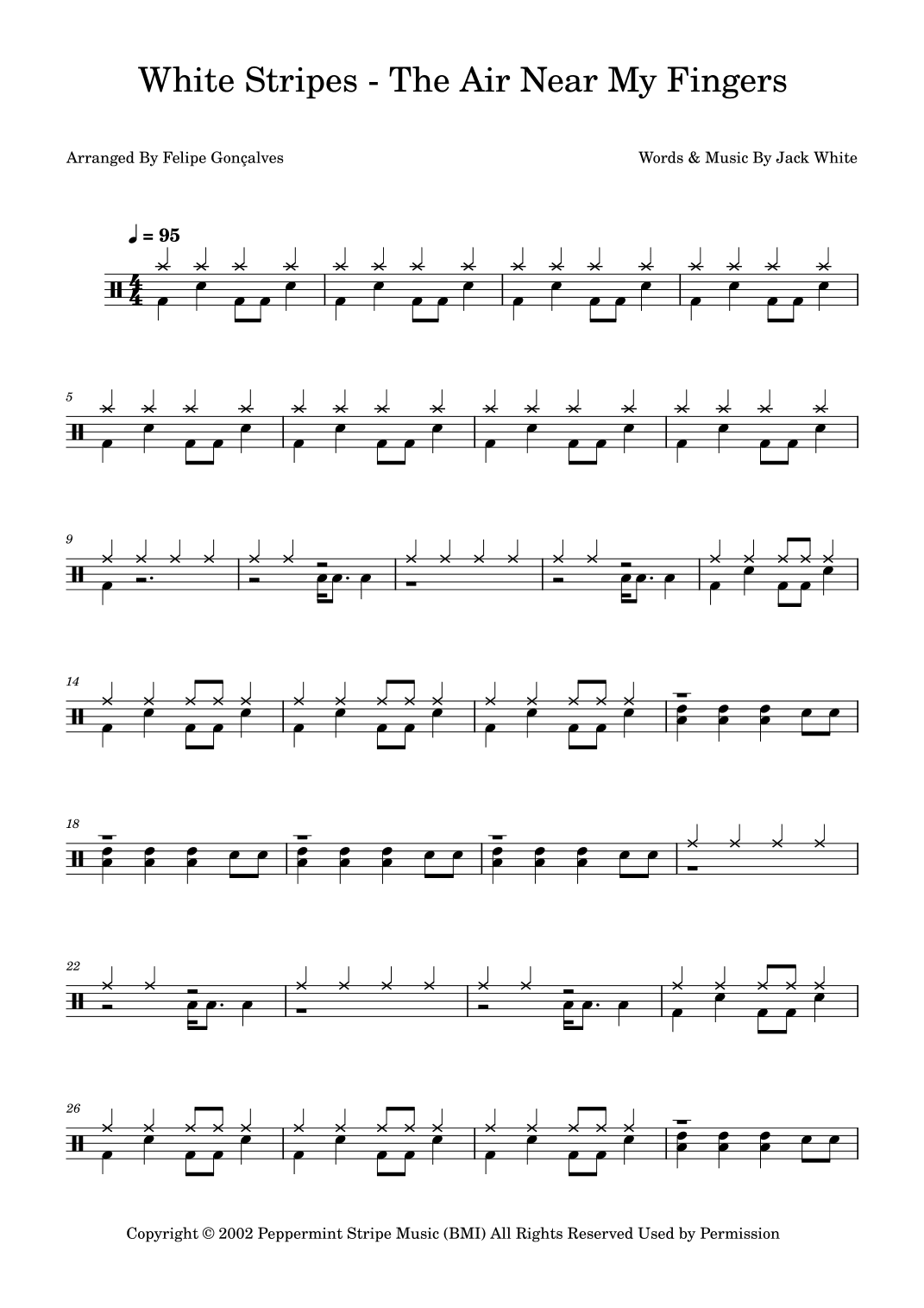 The Air Near My Fingers (arr. Felipe Gonçalves)