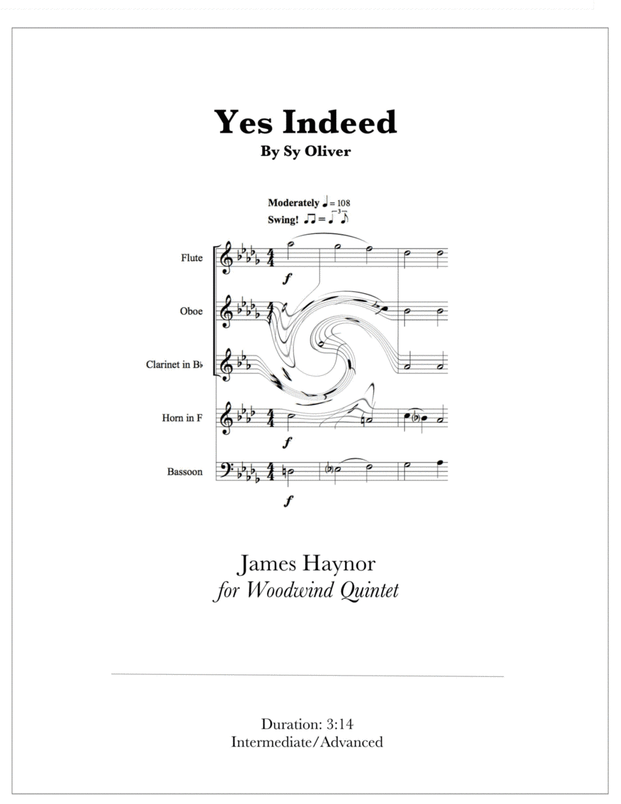 Yes Indeed (arr. James Haynor)