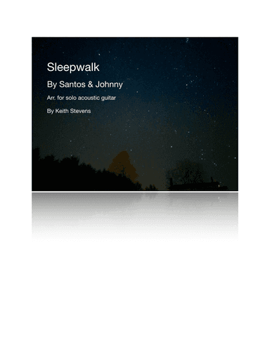 Sleepwalk (instrumental Version) (arr. Keith Stevens)