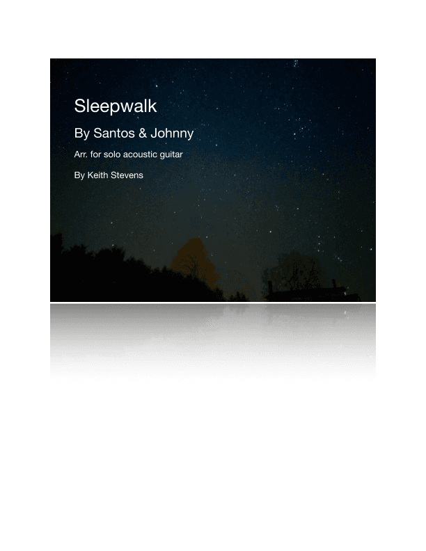 Sleepwalk (instrumental Version) (arr. Keith Stevens)
