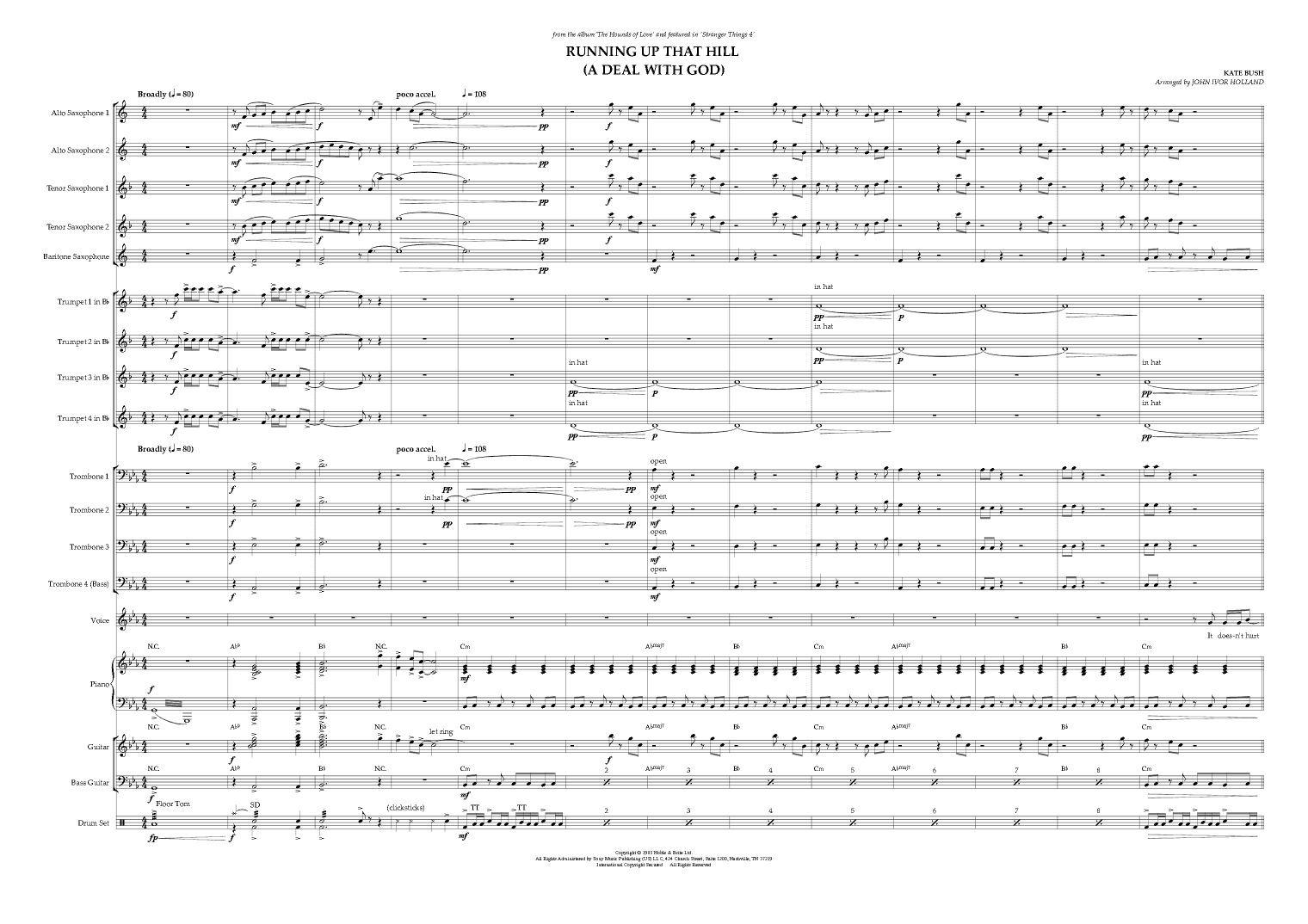 Running Up That Hill (arr. John Ivor Holland)