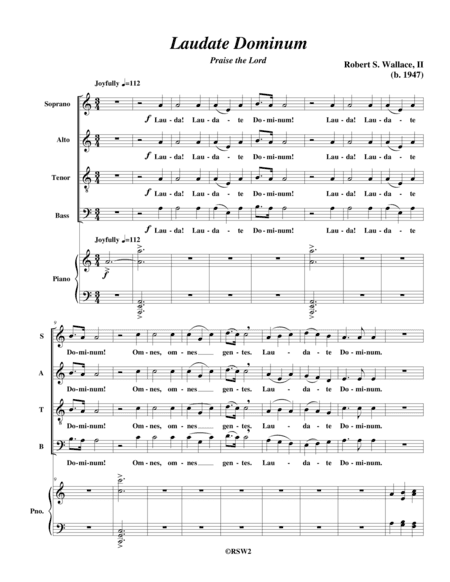 Laudate Dominum