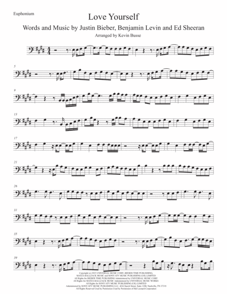 Love Yourself (arr. Kevin Busse)