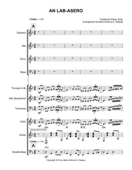 An Lab-Asero (The Fishmonger): An Arrangement Of A Traditional Waray Song (arr. Mark A. Galang)