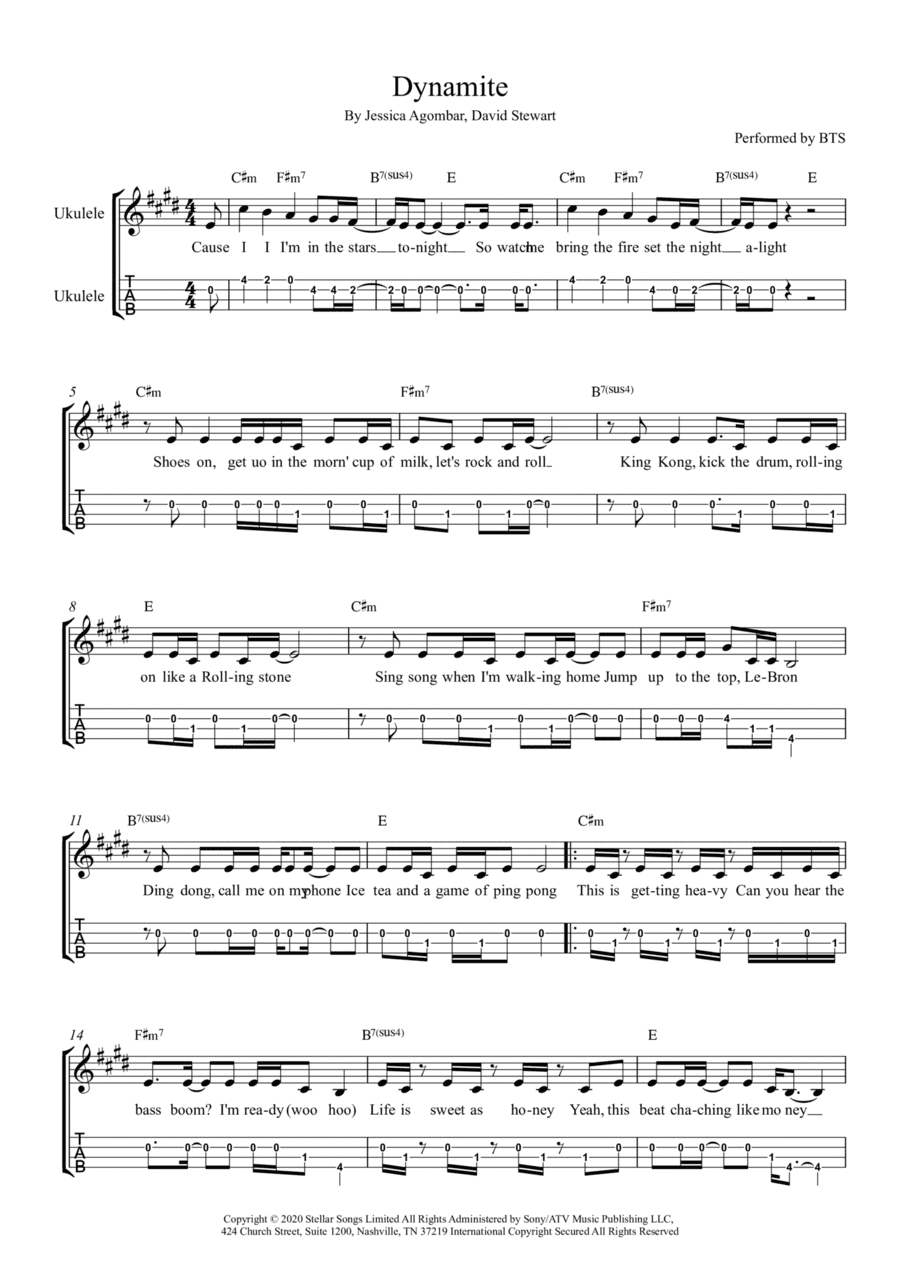 Dynamite (arr. Ed.CAL)
