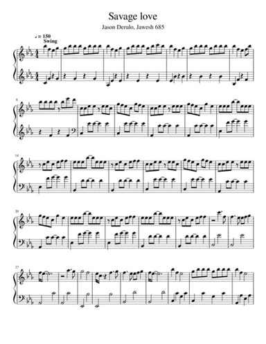 Savage Love (arr. Tom Xyw)