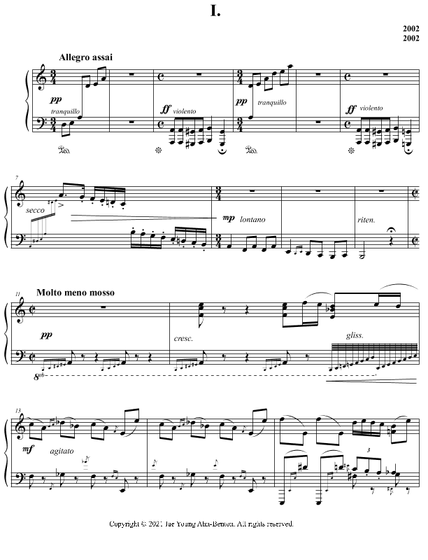 Impromptu in 2 Movements, Op. 8