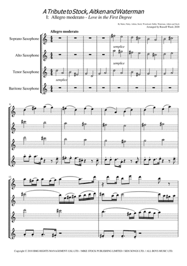 Love In The First Degree (arr. Russell Ward)