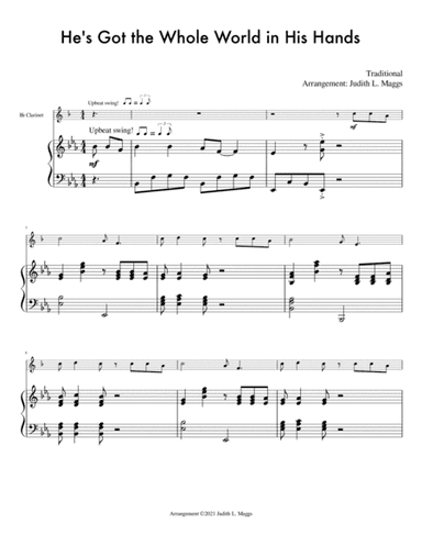 He's Got the Whole World In His Hands (arr. Judith L. Maggs)