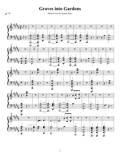 Graves Into Gardens (arr. Keator Keys)