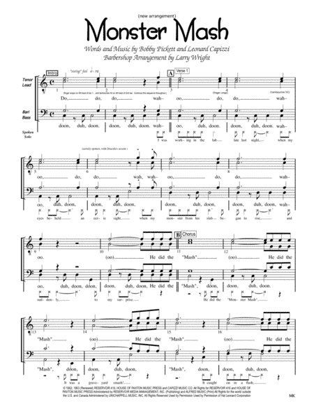 Monster Mash (arr. Larry Wright)