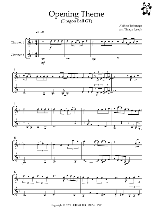 Dragon Ball Gt (arr. Thiago Joseph)