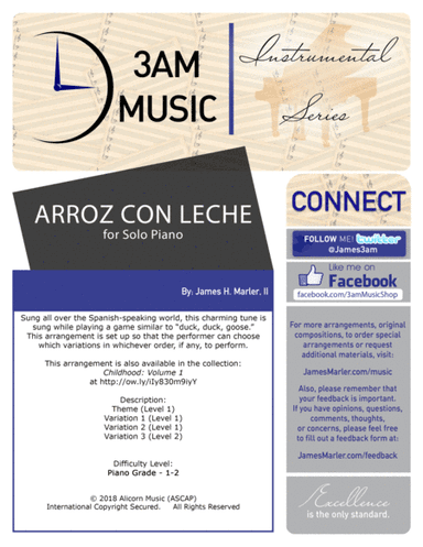 Arroz con Leche (Theme and Variations)