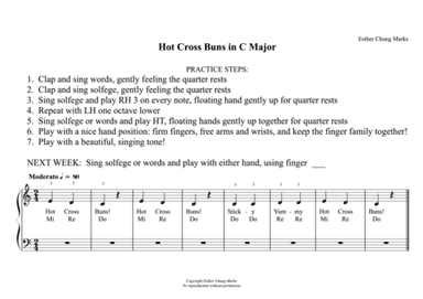Hot Cross Buns (arr. Esther Chung Marks)