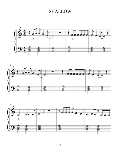 Shallow (arr. Esther Lindeboom)