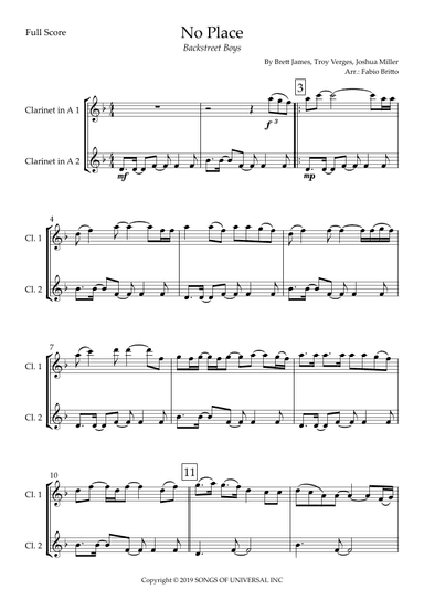 No Place (arr. Fabio Britto)