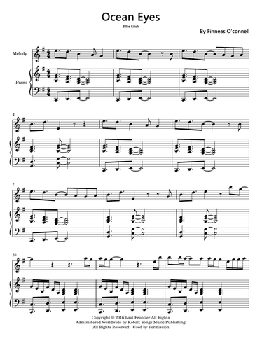 Ocean Eyes (arr. Funtom)