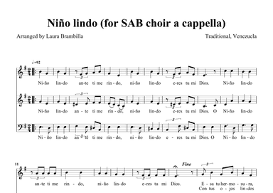 Niño Lindo (arr. Laura Brambilla)