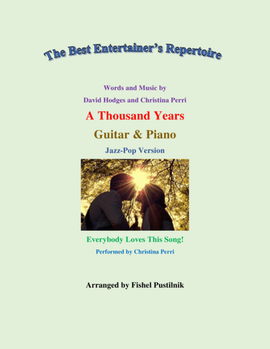 A Thousand Years (arr. Fishel Pustilnik)