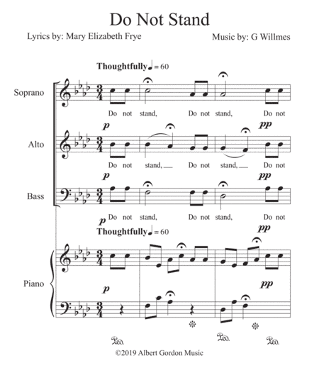 Do Not Stand (arr. Gerard Willmes)