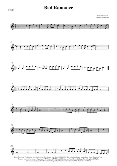 Bad Romance (arr. Wesley S. SIlva)