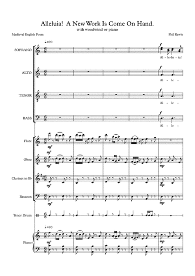 Alleluia! A New Work Is Come On Hand