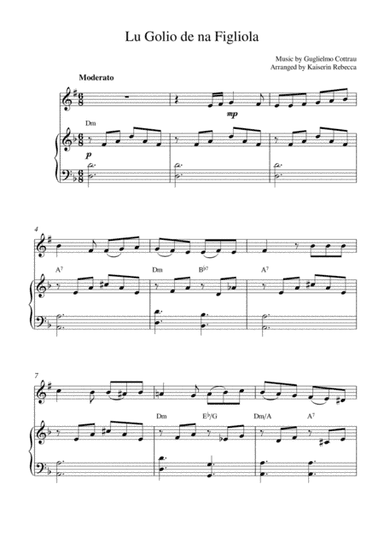 Lu Golio de na Figliola (arr. Kaiserin Rebecca)