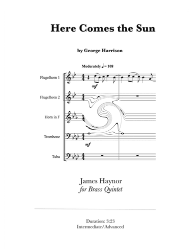 Here Comes The Sun (arr. James Haynor)