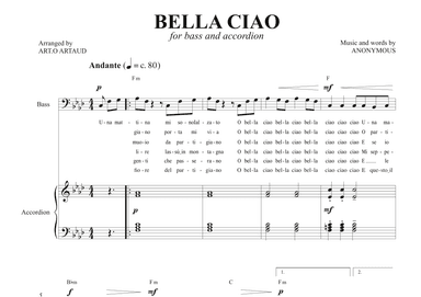 Bella Ciao (arr. Art.o Artaud)