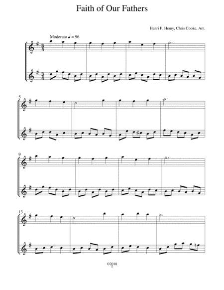 Faith and Flute Folio (arr. Chris Cooke)
