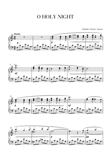O Holy Night - Advanced Piano (arr. Cadenza Editions)