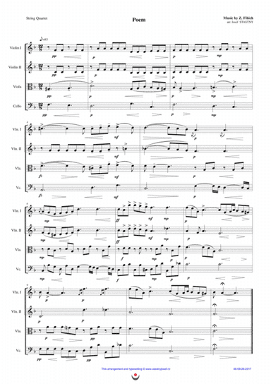 Poem (arr. Josef STASTNY)