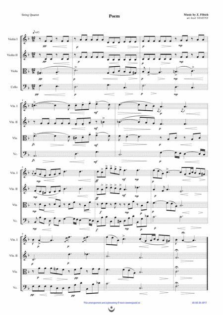Poem (arr. Josef STASTNY)