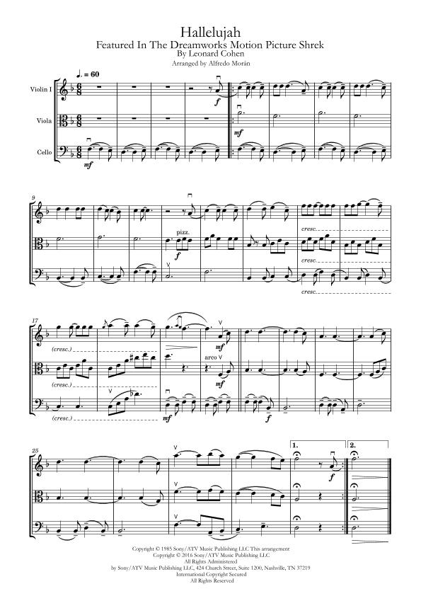 Hallelujah (arr. Alfredo Morán)