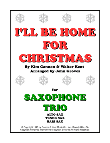 I'll Be Home For Christmas (arr. John Groves)