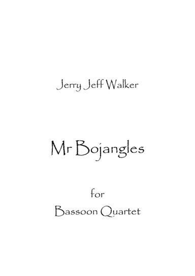 Mr. Bojangles (arr. Spence Bundy)