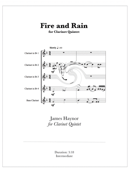 Fire And Rain (arr. James Haynor)