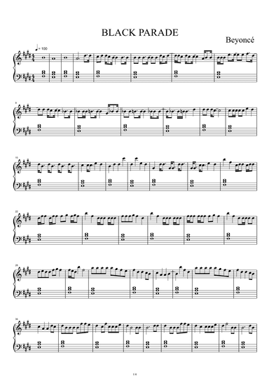 Black Parade (arr. Beyonce)