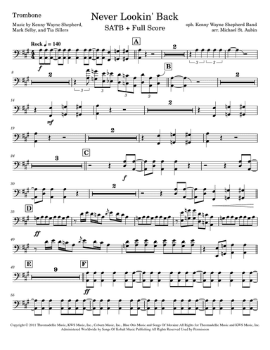 Never Lookin' Back (arr. Michael St. Aubin)