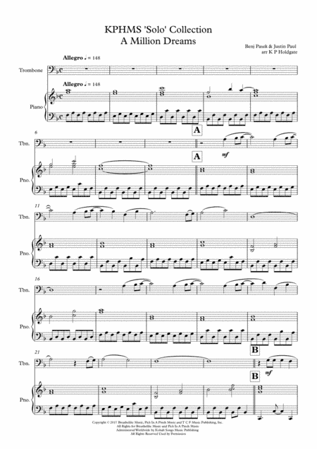 A Million Dreams (arr. Kevin P Holdgate)
