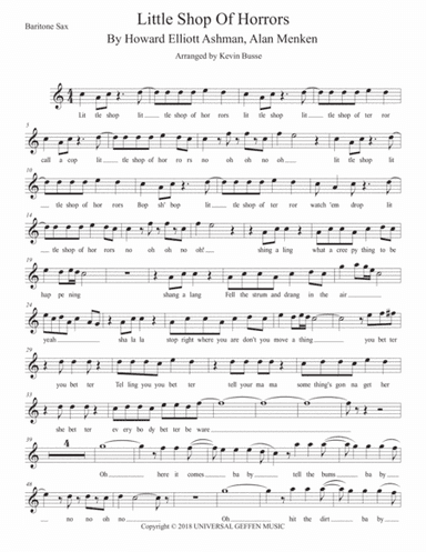 Little Shop Of Horrors (arr. Kevin Busse)