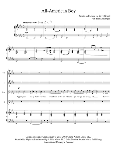 All-american Boy (arr. Eric Knechtges)